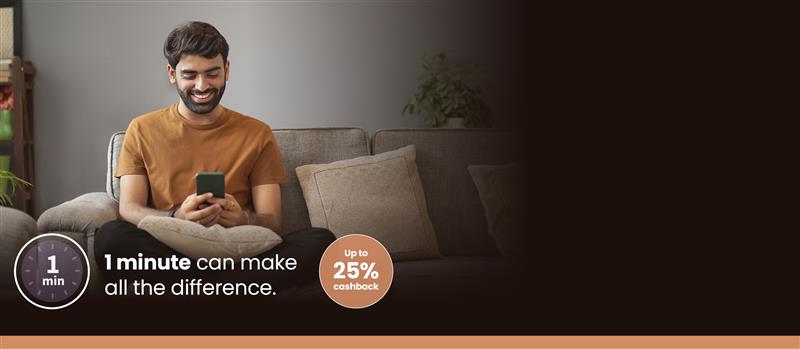 Exclusive cashback offer