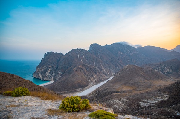 Salalah mountains during the Khareef monsoon season