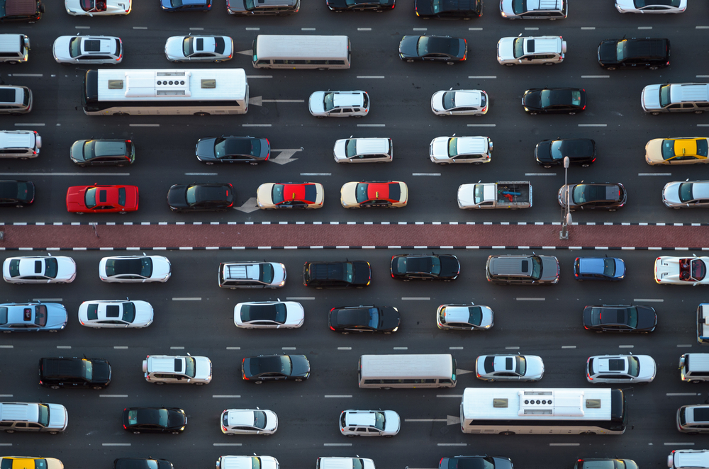 Traffic Jam in Dubai
