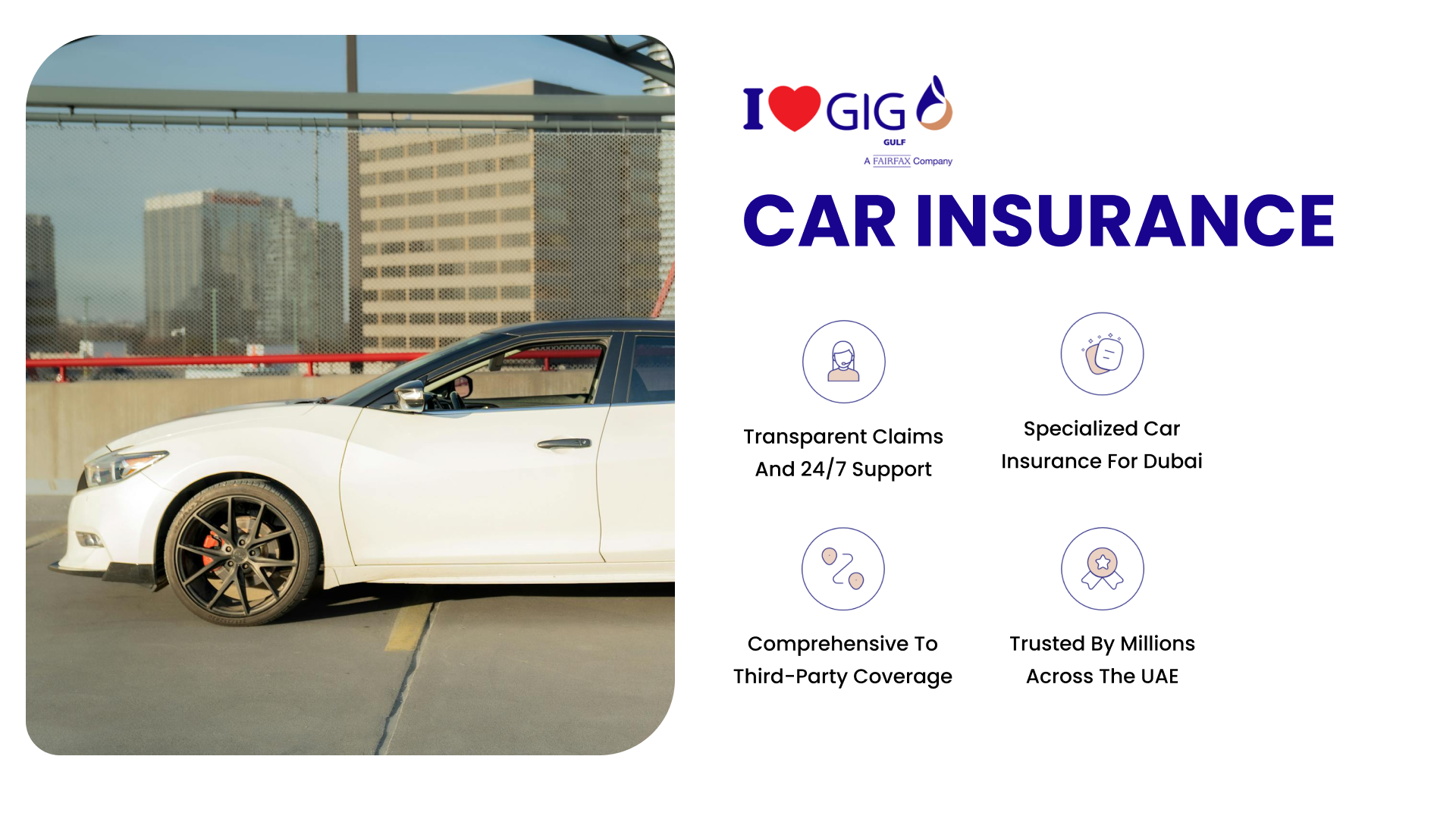 Nissan Maxima insurance plans in UAE by GIG Gulf